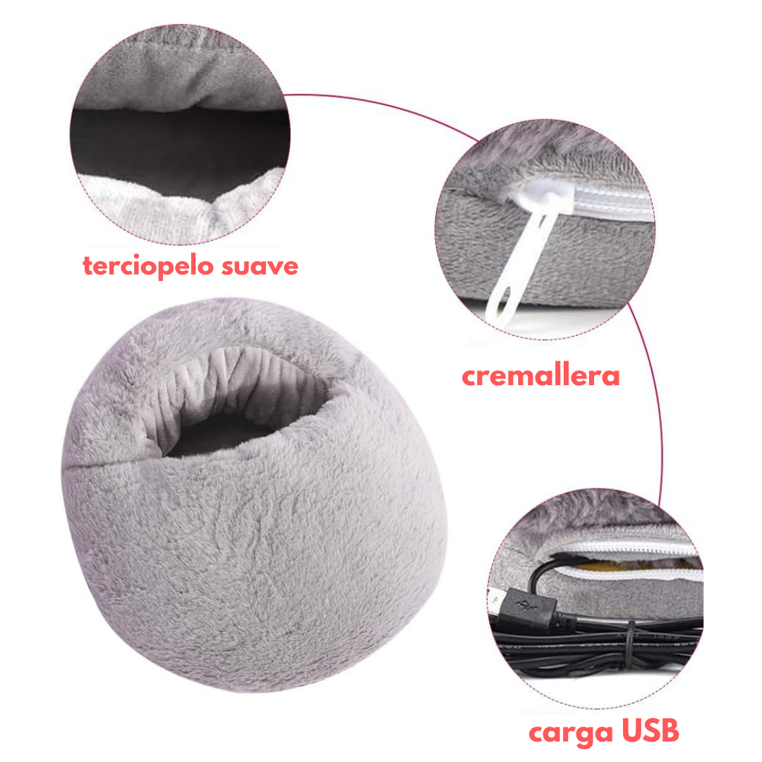 Cojín para calentar los pies