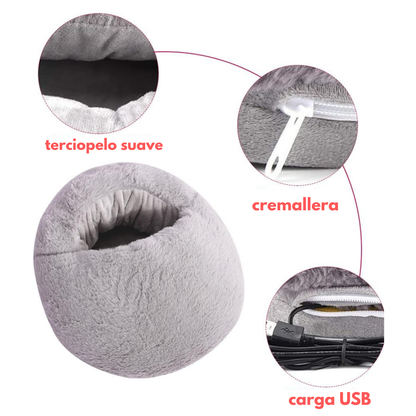 Cojín para calentar los pies